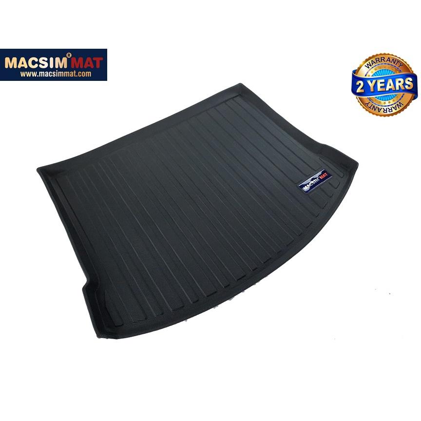 Thảm lót cốp xe ô tô Lincoln MKC 2015-2017 nhãn hiệu Macsim chất liệu TPV cao cấp màu đen hàng loại 2