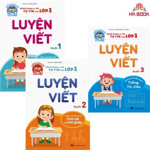 Sách - Combo 3 cuốn Luyện Viết - Tâm thế vào lớp 1 - Quyển 123 (3 cuốn)