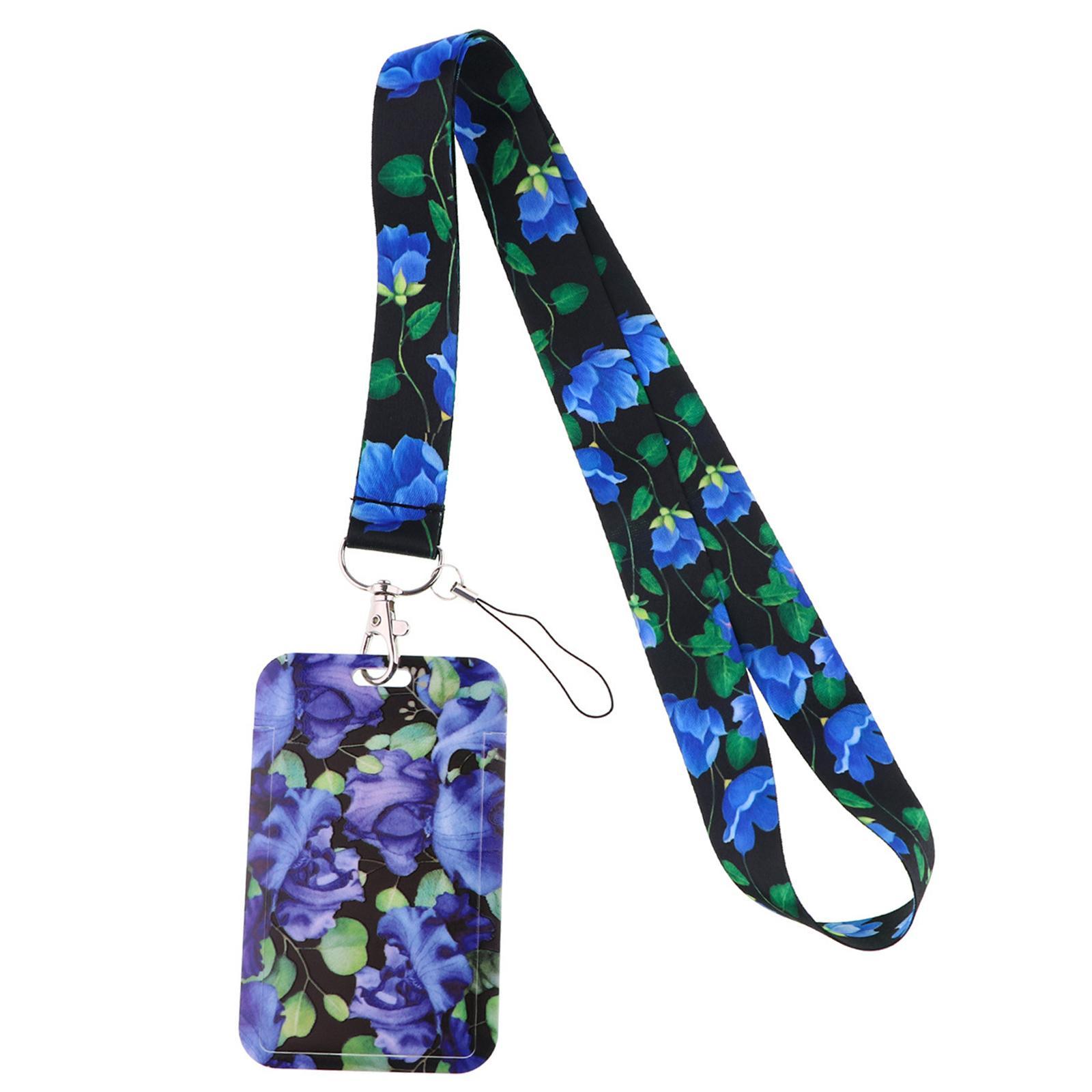 ID Card Holder Lanyard Resealable  for Office Household Travel