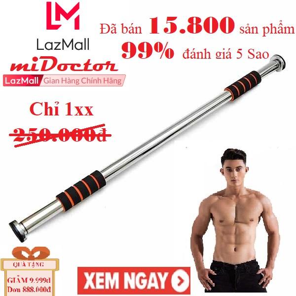 Hình ảnh Xà Đơn Treo Tường Gắn Cửa Đa Năng Loại Dài Vừa 60-100Cm, Xà Đơn Treo Tường Cao Cấp Treo Tường Gắn Cửa Độ Dài Tùy Chỉnh