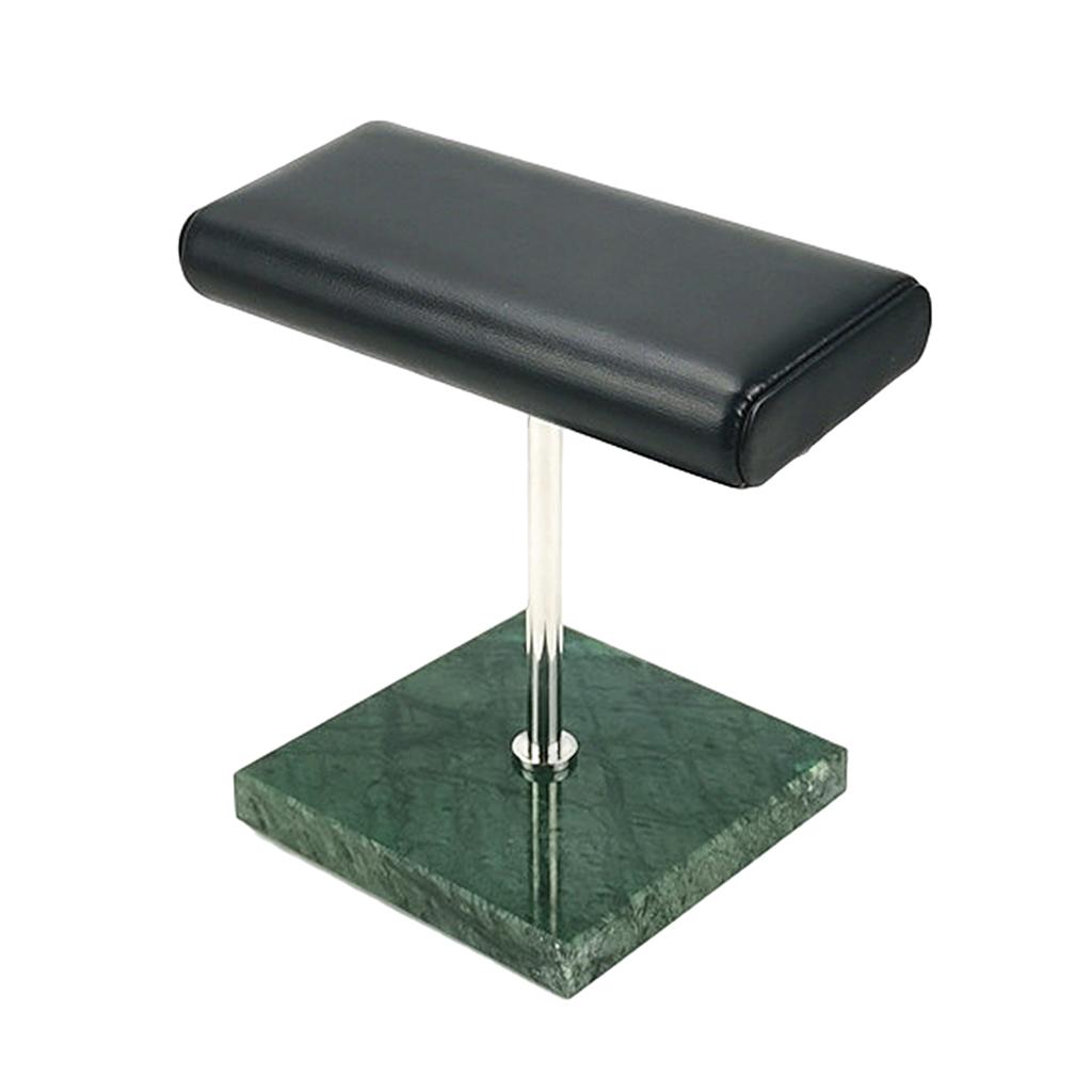 Premium Stable Marble & PU Leather Watch Holder Display Stand for Showcase Exposition