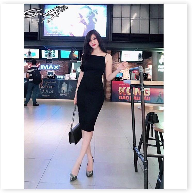 Đầm body hở lưng