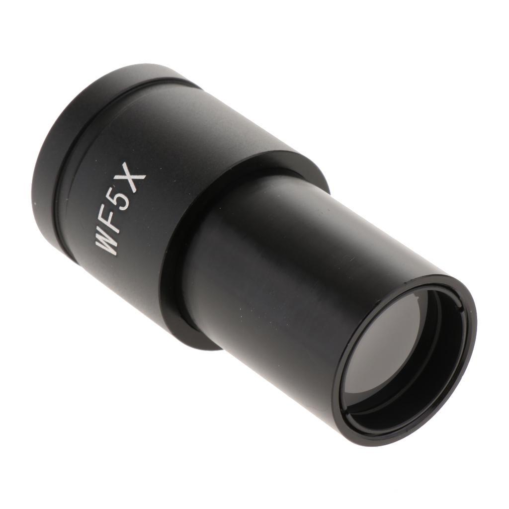 2xWF5X Biological Microscope Widefield Eyepiece Optical Lens 23.2mm for Lab
