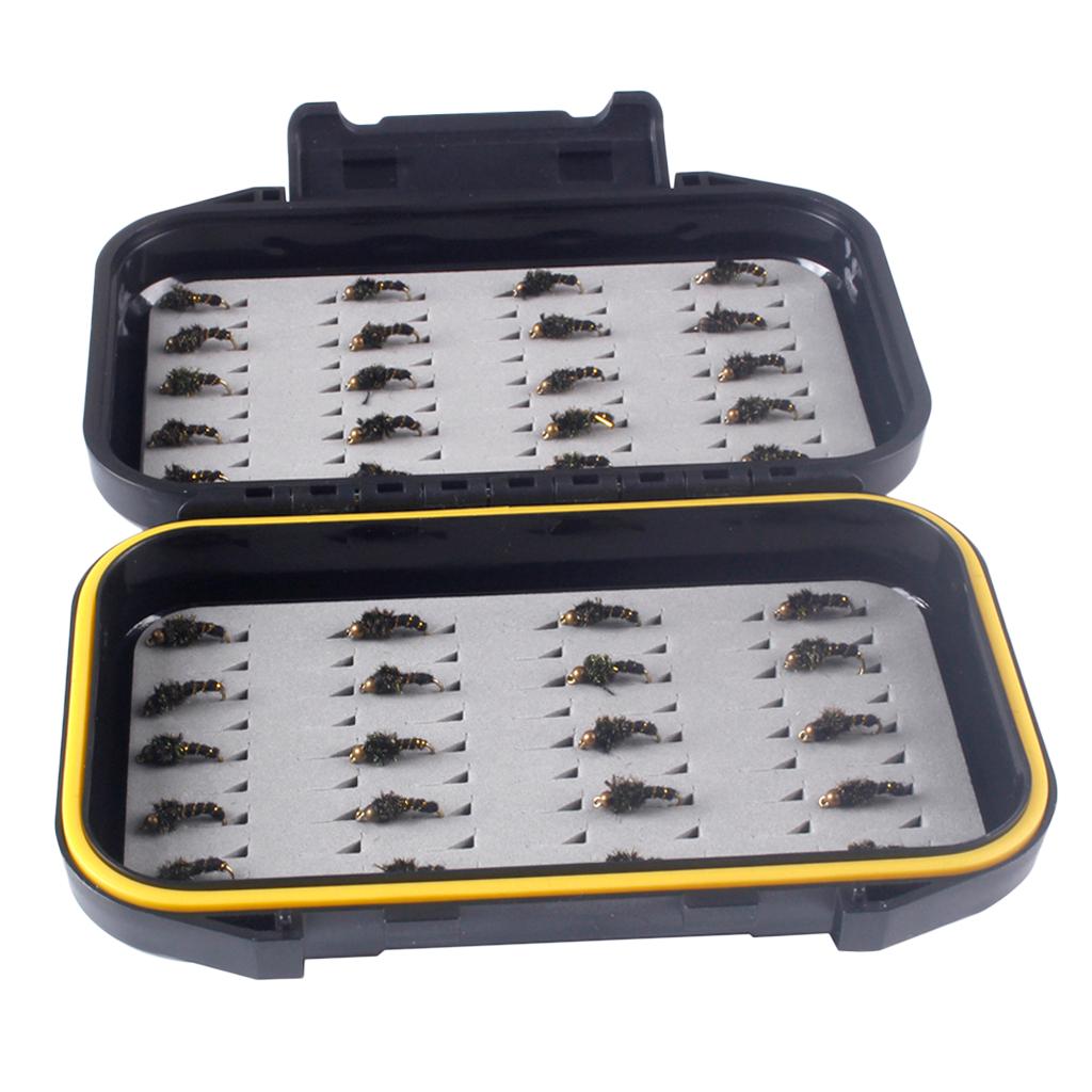 40pcs Fishing Flies Fishing Lure Wet Flies Insects Flies Hook Baits