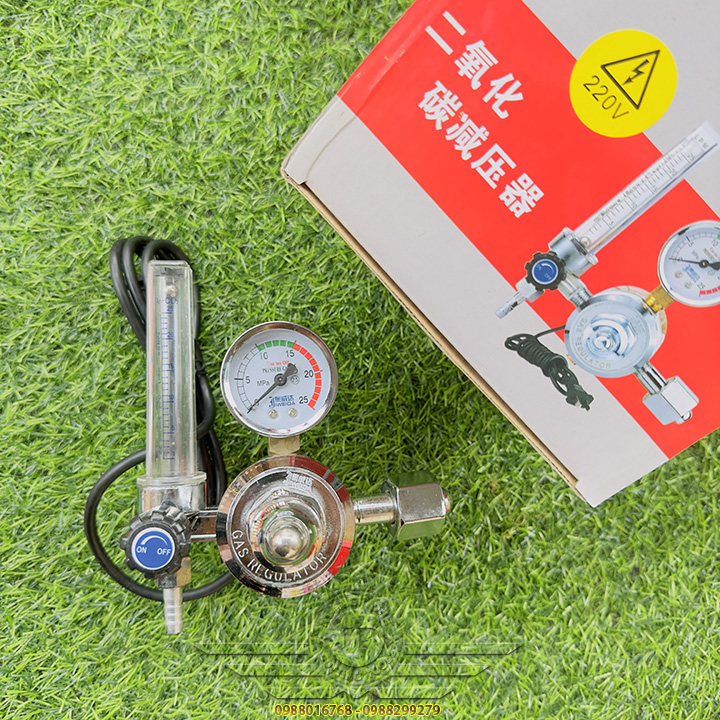 Đồng Hồ Khí Co2 220V Cho Máy Hàn Mig Chất Lượng Giá Tốt