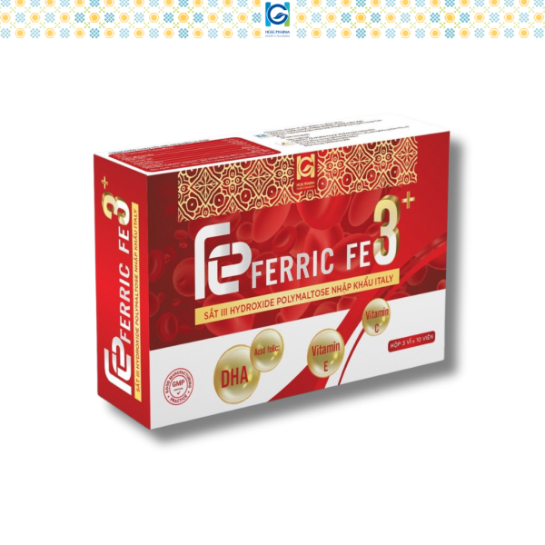 Viên uống bổ sung khoáng chất FERRIC FE 3