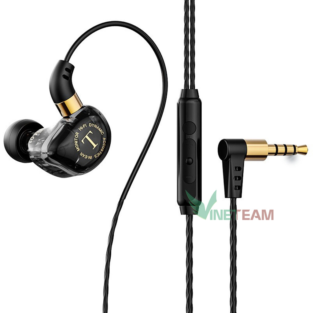 Tai Nghe Nhét Tai HiFi VINETTEAM TM01 Pro Super Bass Chống Ồn Cực Tốt Âm Thanh Khủng Chơi Game Ngon - Hàng Chính Hãng