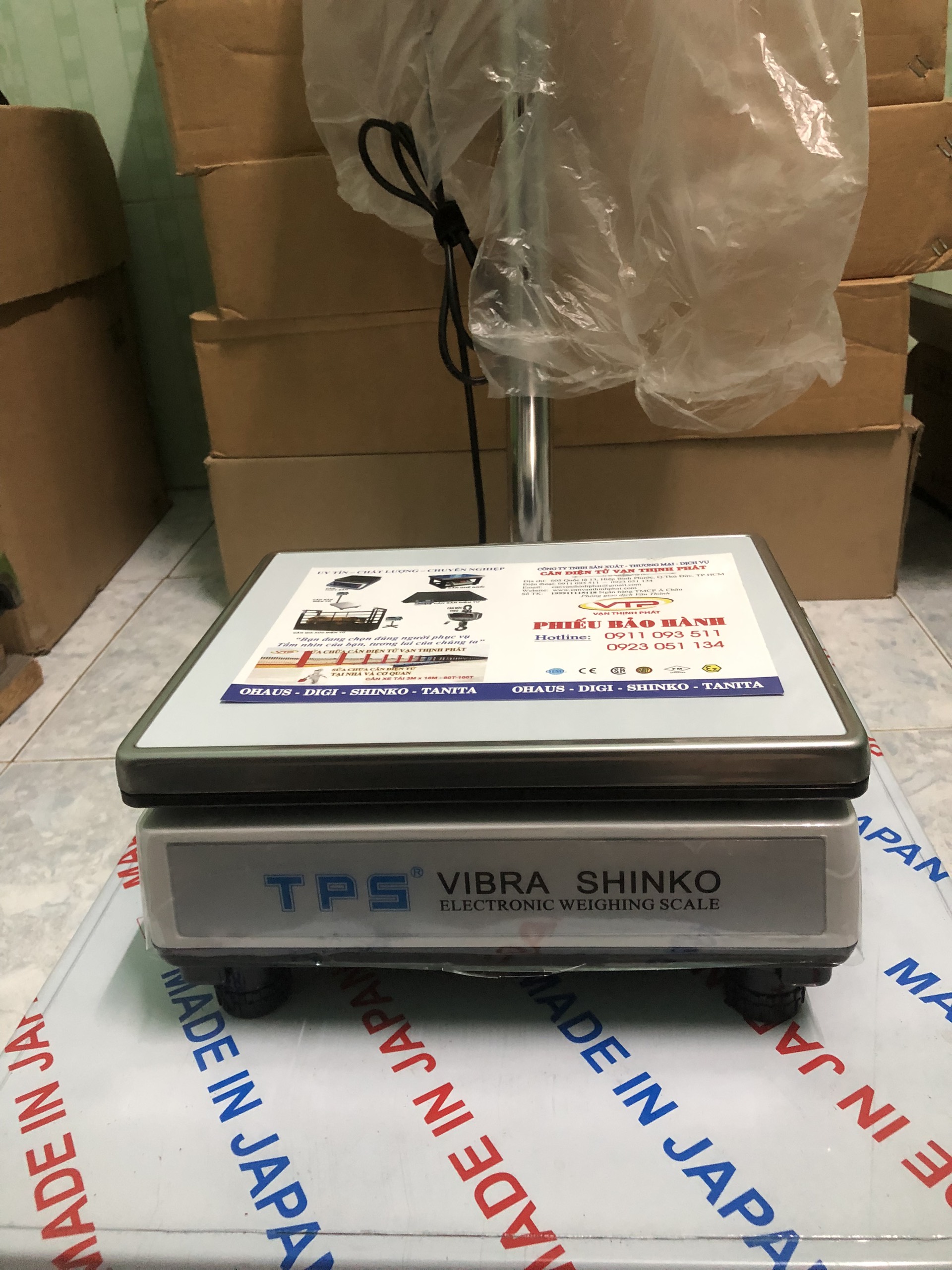 Cân Điện Tử VIBRA SHIKO TPS 15 KG 0.5 G