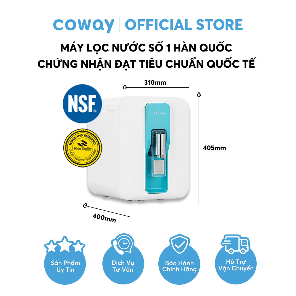 Combo Máy lọc không khí Coway Aires (10) AP-1009CH + Máy lọc nước Coway Nadi (L) P-300L - Hàng chính hãng