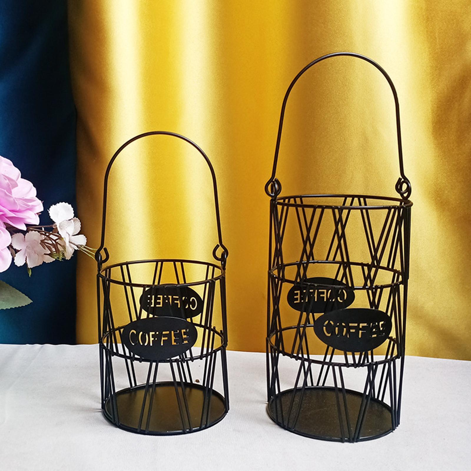 2Pcs Coffee Pod Storage K Cup Holder Counter Display Stand 30 Pod Baskets