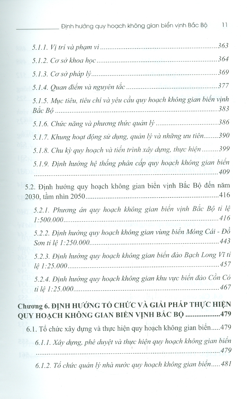 Định Hướng Quy Hoạch Không Gian Biển Vịnh Bắc Bộ (Bộ Sách Chuyên Khảo Biển Và Công Nghệ Biển) (Bìa Cứng)