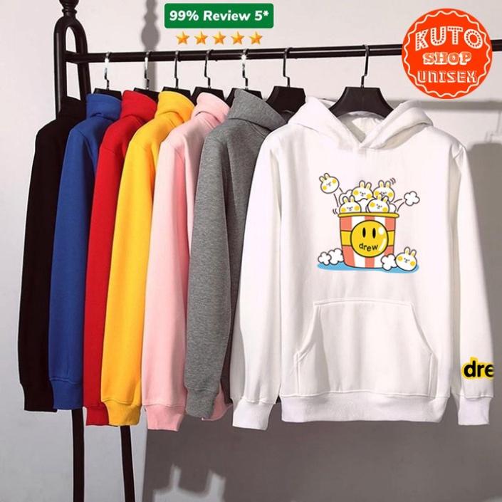 ÁO HOODIE DREW Nỉ Ngoại Cao Cấp In Pet Siêu Bền Siêu Đẹp (HD2850 - Giỏ Thỏ - Kèm Ảnh Thật) (TONI SHOP)