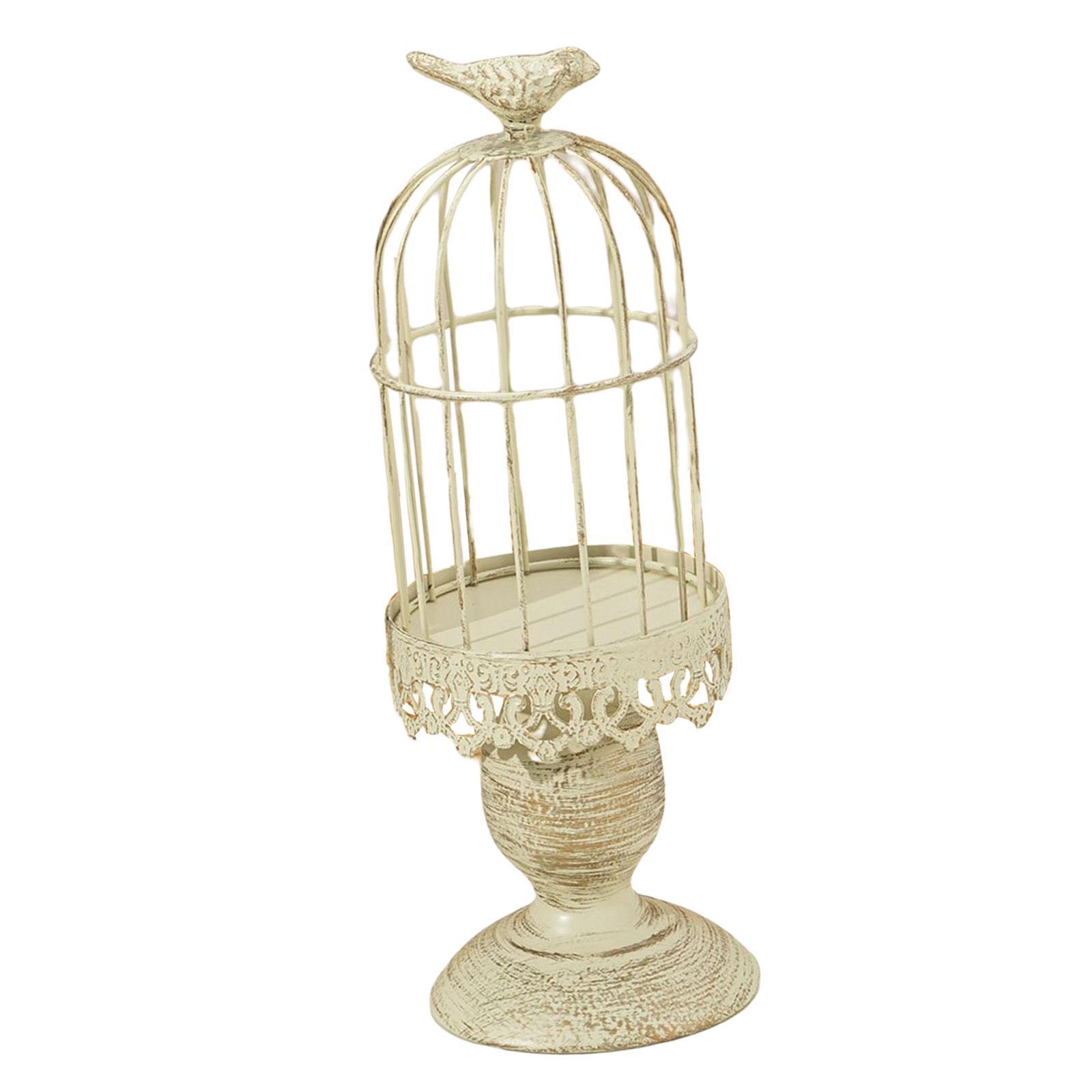 Bird Cage Candle Holder Pillar Candle Holder for Party Events Decoration