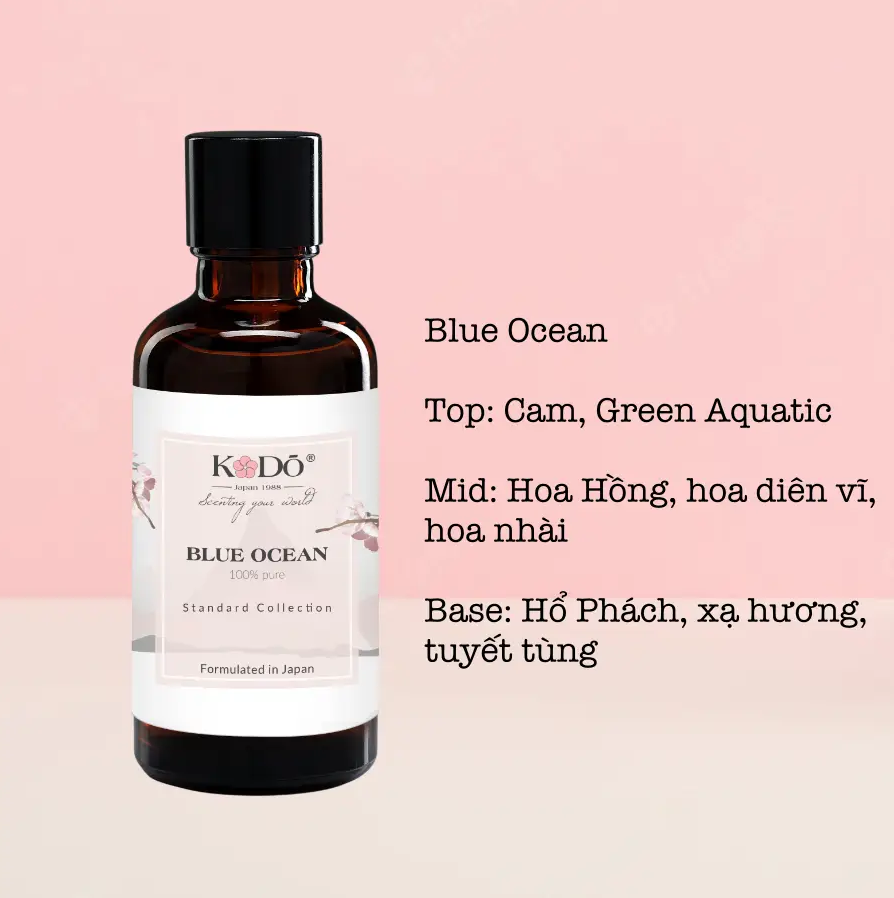 Tinh Dầu Nước Hoa Kodo Blue Ocean Hương Thơm Mát Thư Giãn