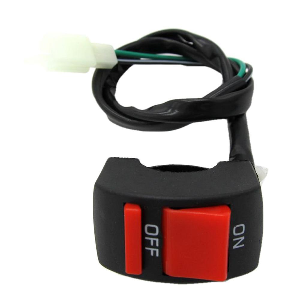3 Pieces Handlebar Starter Kill Switch For DirtBike 50/70/90/110/125cc