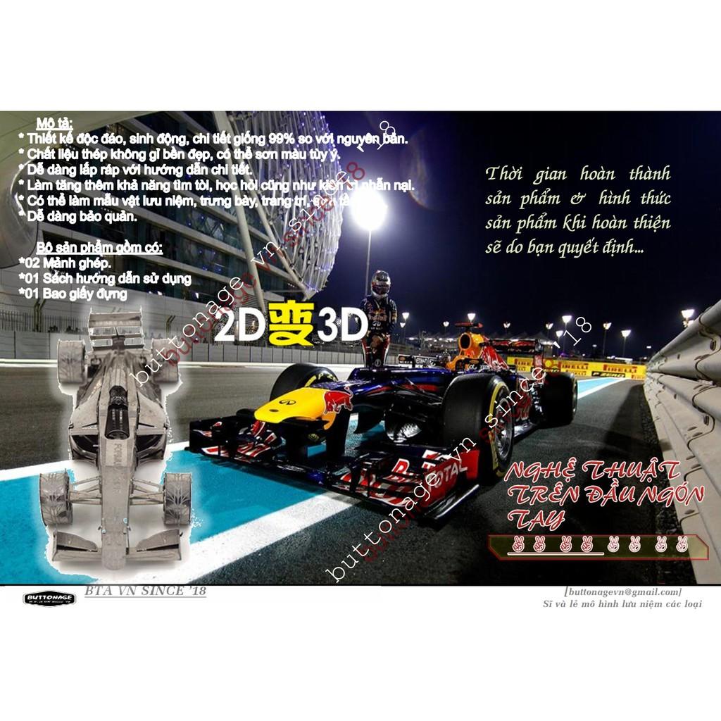 Mô Hình Lắp Ráp 3d Xe Đua Ferrari F1
