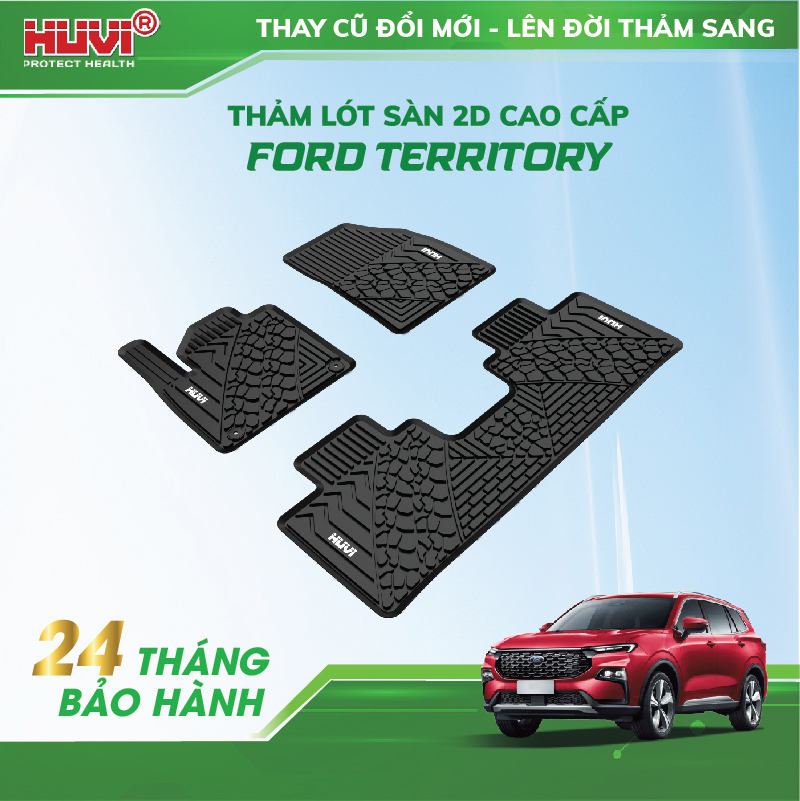 Thảm lót sàn ô tô Ford Territory 2023 nhựa TPE thân thiện môi trường