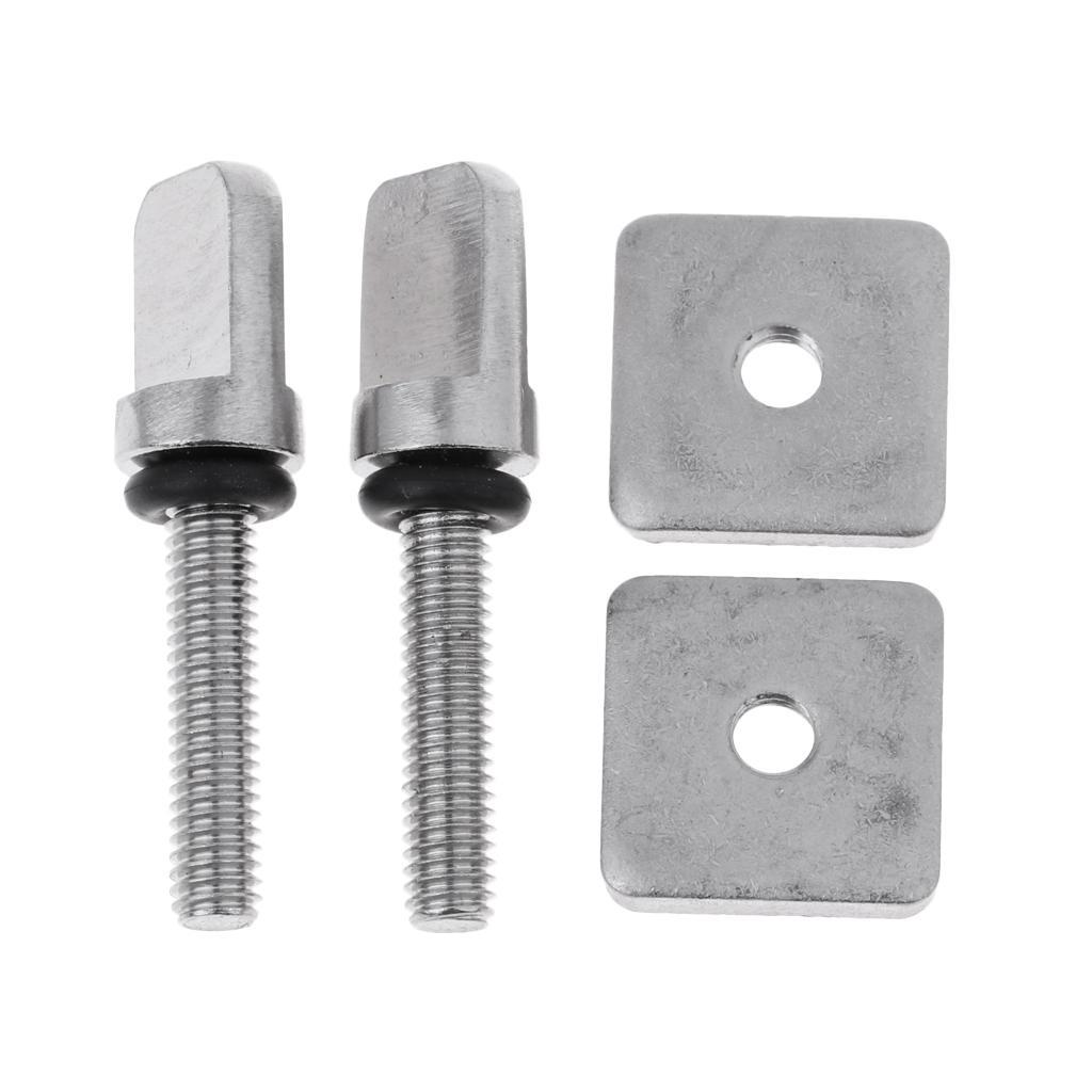 8 Sets Stainless Steel Fin Screw For Longboard Board Mount Hardware