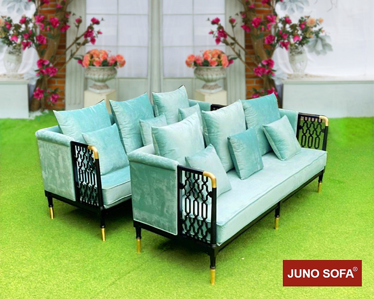 Bộ sofa Khung đồng Nệm Cao Cấp Juno Sofa dài 2m