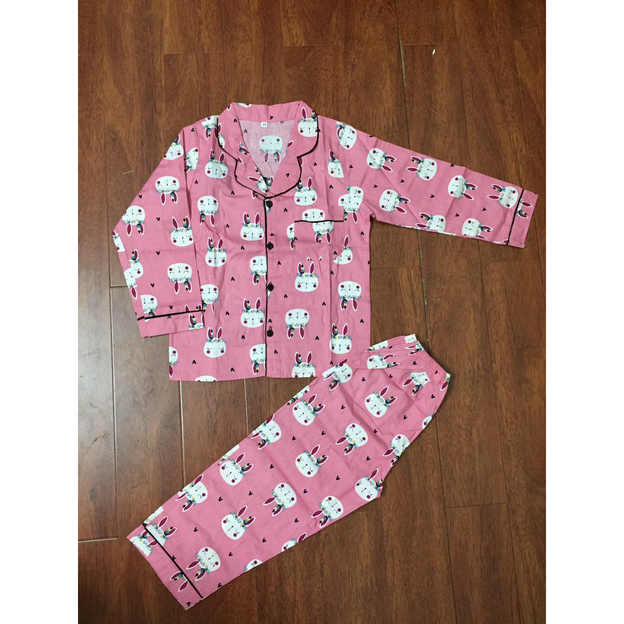 Bộ Pijama dài tay  cho bé traibé gái chất thô hàn cực đẹp