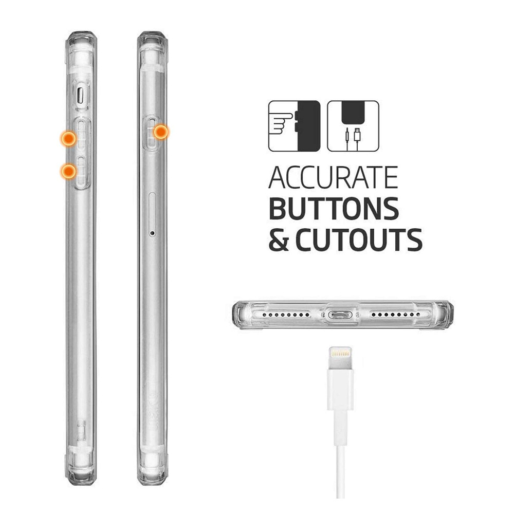 Ốp lưng dẻo silicon cho iPhone SE 2020 / iPhone 7 / iPhone 8 hiệu HOTCASE Ultra Thin (siêu mỏng 0.6mm, chống trầy, chống bụi) - Hàng nhập khẩu