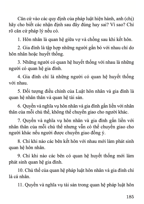 Tài liệu ôn tập môn Luật hôn nhân và gia đình