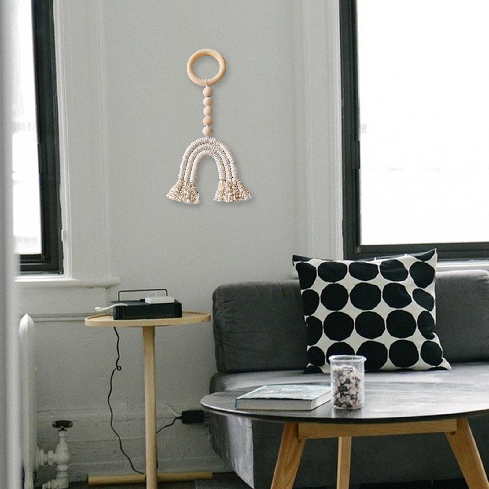 Macrame Hanging Woven for Nursery Room Bedroom