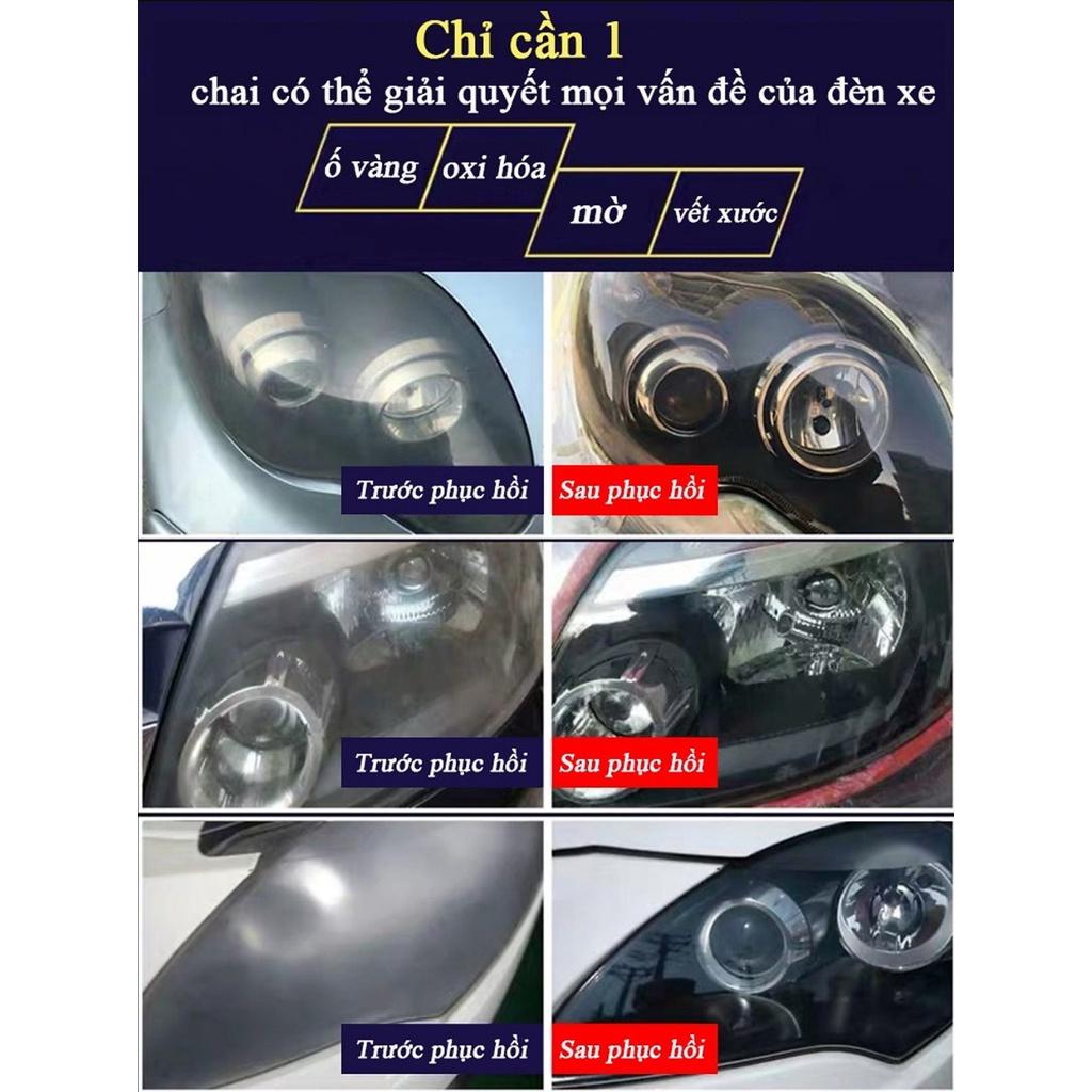 Chai dưỡng bóng chóa đèn ô tô, xe máy Headlight Clear&Bright