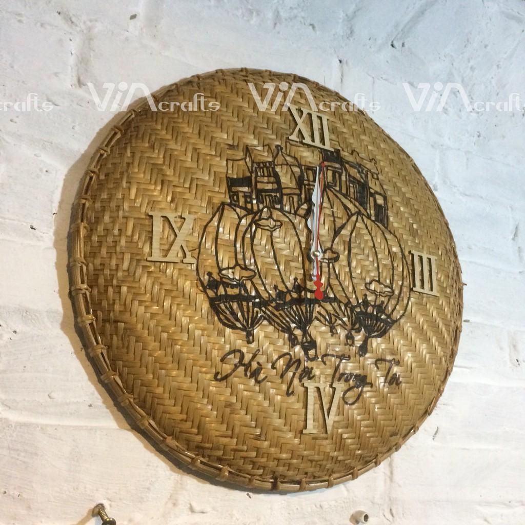 Đồng hồ mây che đan - handmade