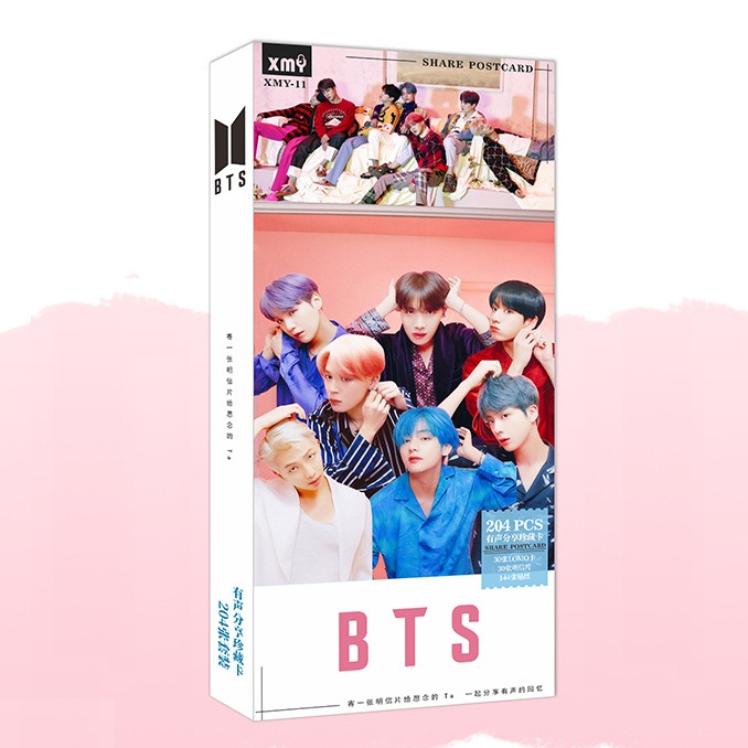 Postcard BTS Map of the Soul Persona 204pcs mới - A