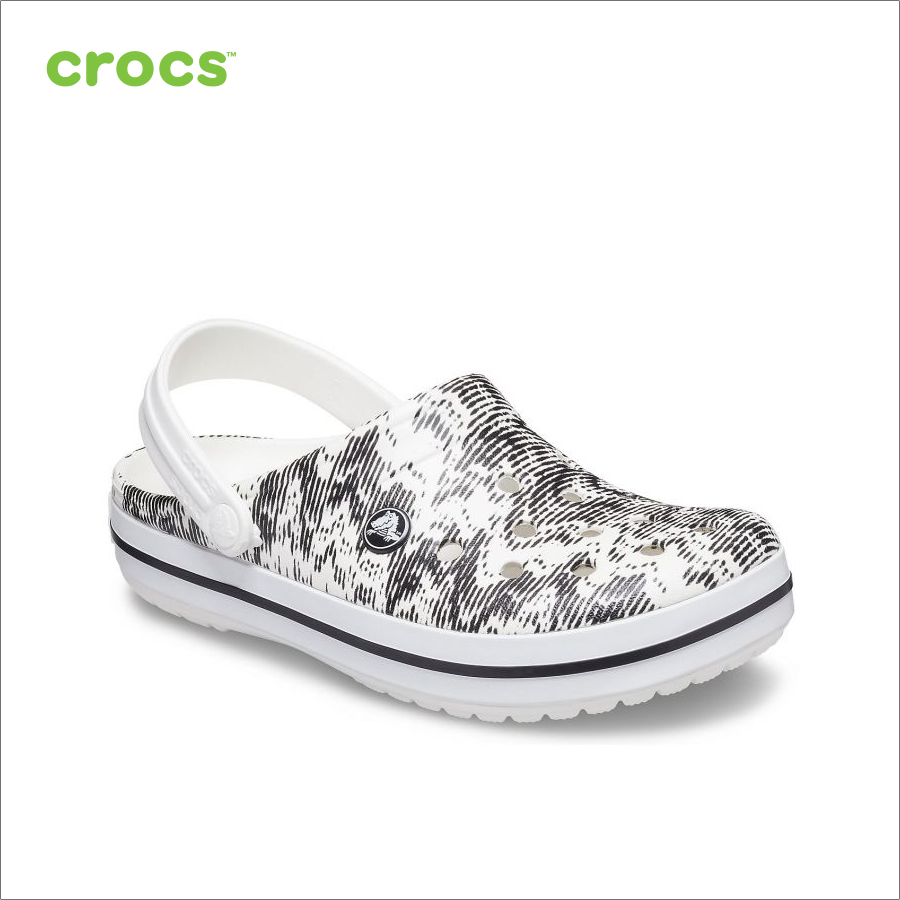 Giày Lười Unisex Crocs Crocband Cardio Wave 206474 - 206474-103 - M11