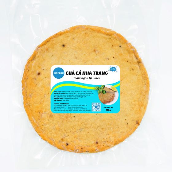 Chả cá Nha Trang Đặc Biệt 500g/ túi kiểm định ATVSTP, Chả Cá Chiên BiTi FOOD, Giao nhanh HCM