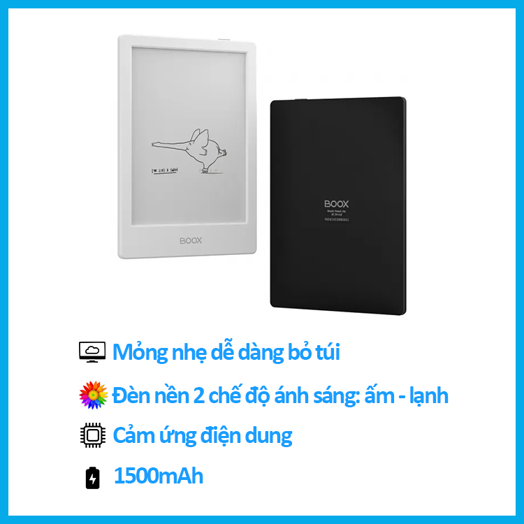 Máy đọc sách Boox Poke 4 Lite - Hàng chính hãng