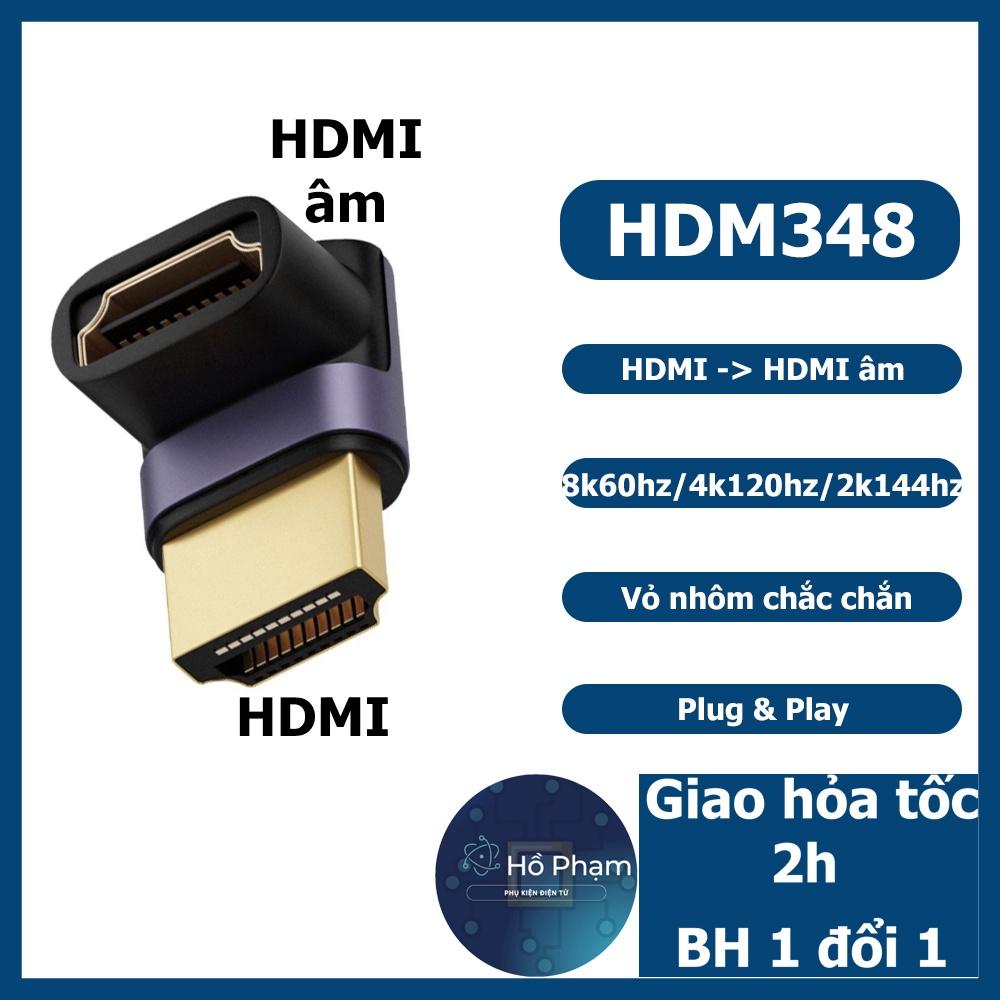 Đầu nối hdmi 4k 8k xoay góc 270 90 độ cho HDTV HDMI, tivi, máy chiếu - Hồ Phạm