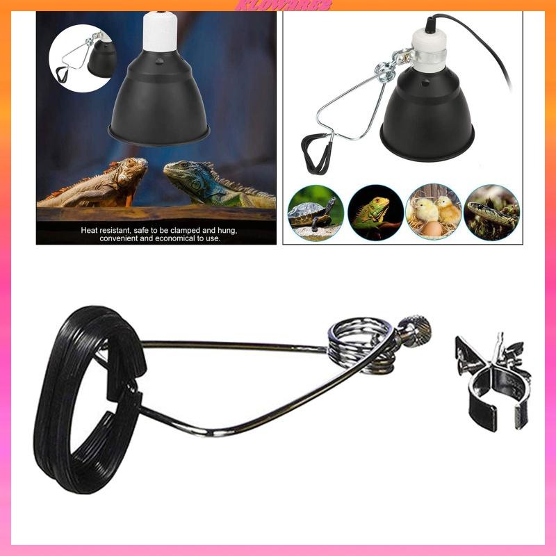 Chân kẹp cho chụp đèn bò sát - Chân kẹp đỡ đui đèn - Phụ kiện bò sát - shopleo