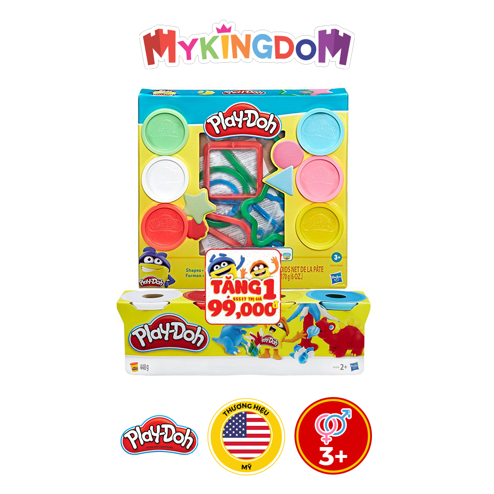 Khuôn tạo hình cơ bản tặng kèm 1 B5517 PLAYDOH CBE8534/E8530-B5517