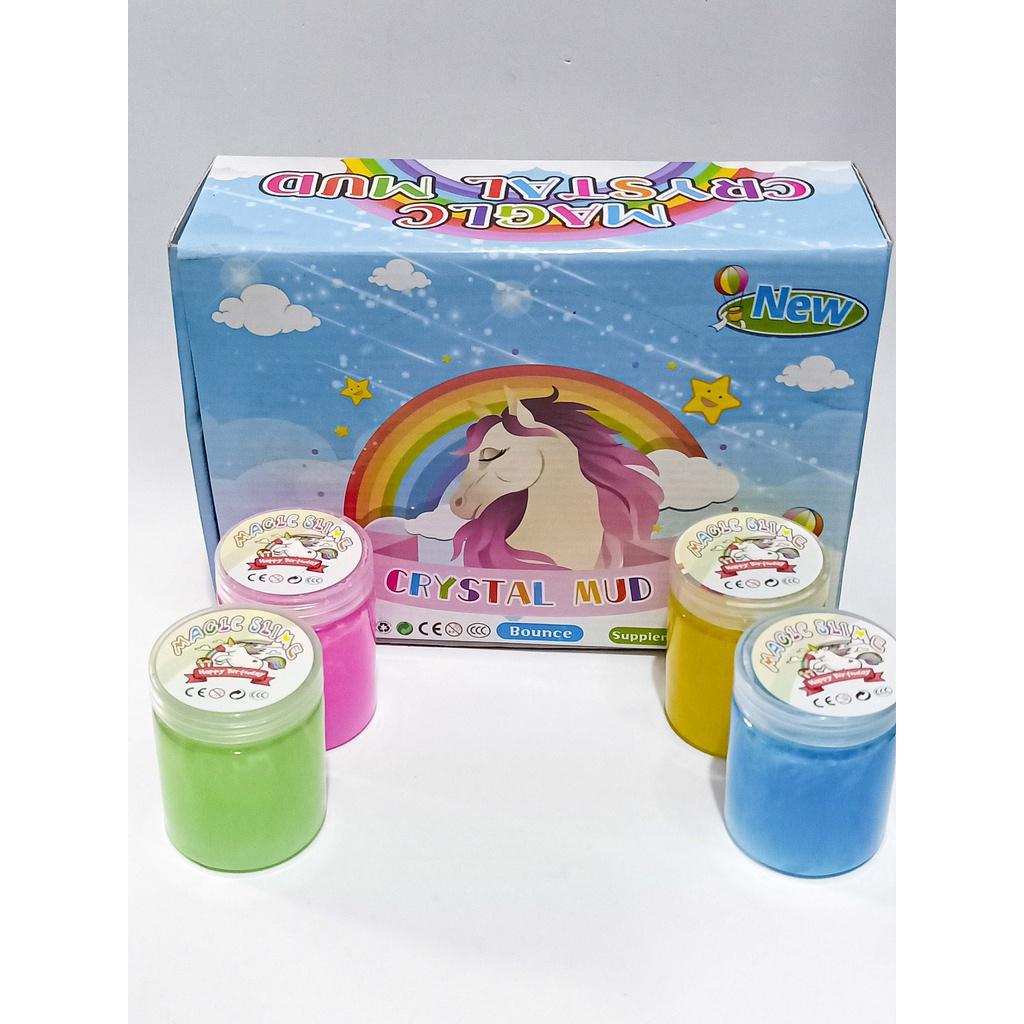 Slime Happy BirthDay Ngựa Lọ Đặc Slam Gudetama Squishy