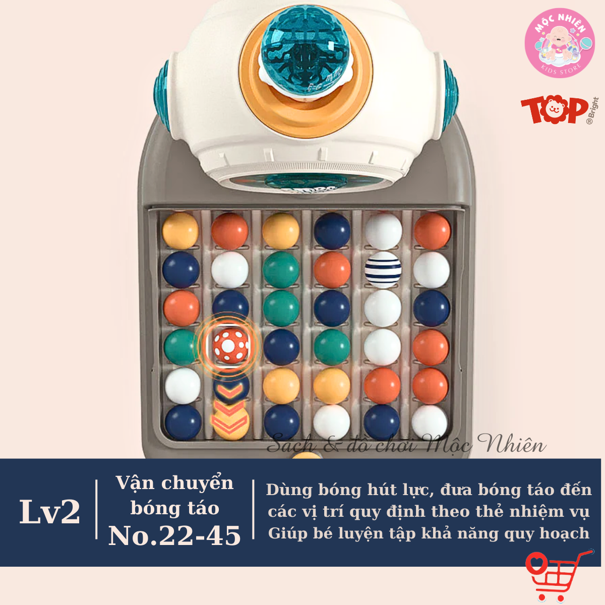 Đồ Chơi Cuộc Đua Viên Bi - Ball Matching Logic Game - Chính Hãng TOPBRIGHT (cho bé từ 3 tuổi)