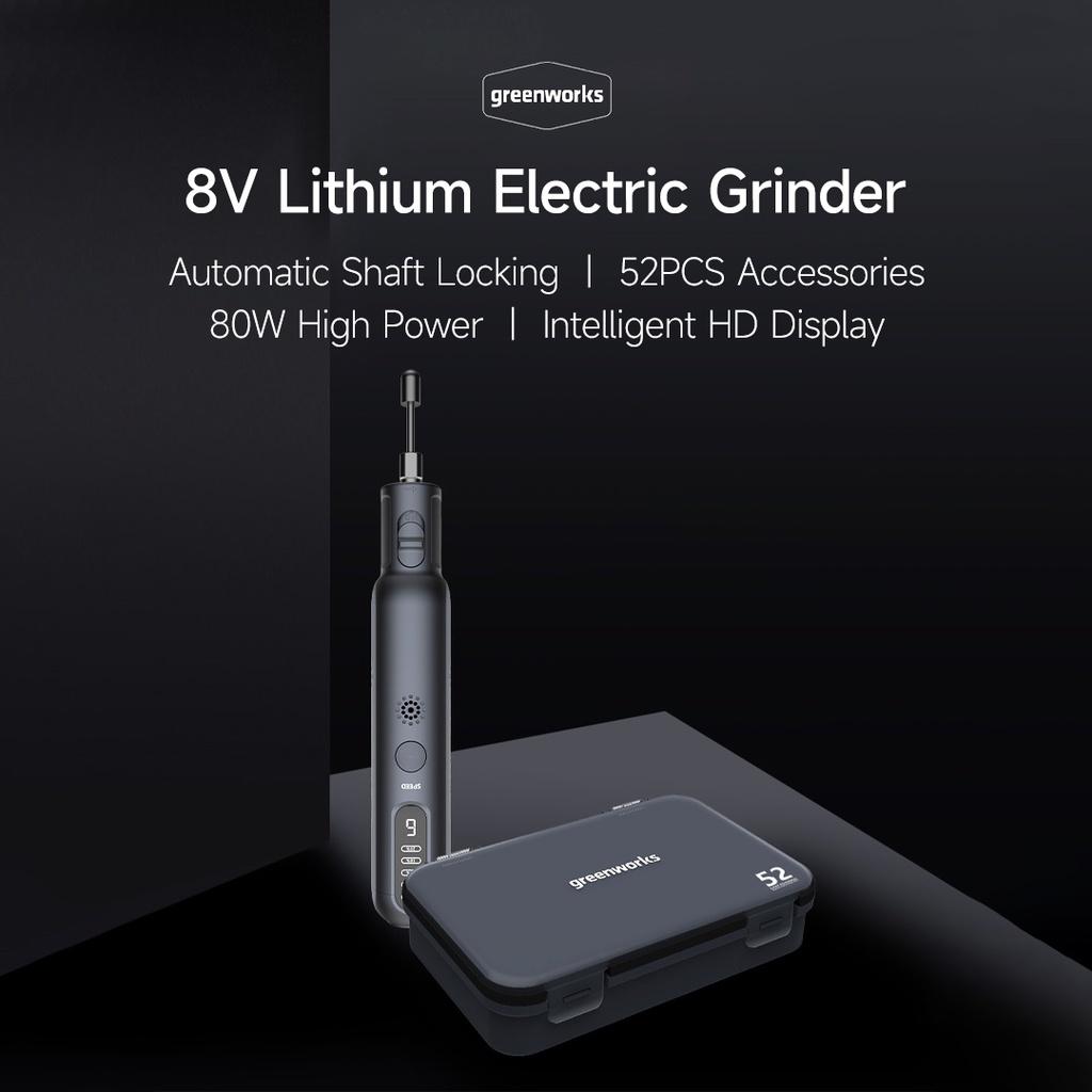 Greenworks Set 52 Đầu Bút Mài Điện Lithium 80W Chất Lượng Cao