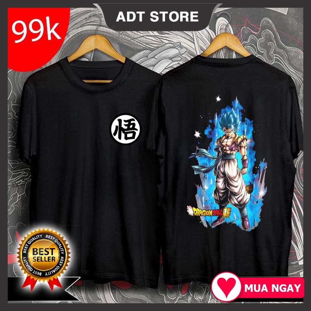 Top 4 Áo Thun In Hình GoKu Super Saiyan &quot;7 Viên Ngọc Rồng&quot; Dragon Ball Mẫu Đen Cực Chất độc đẹp giá rẻ