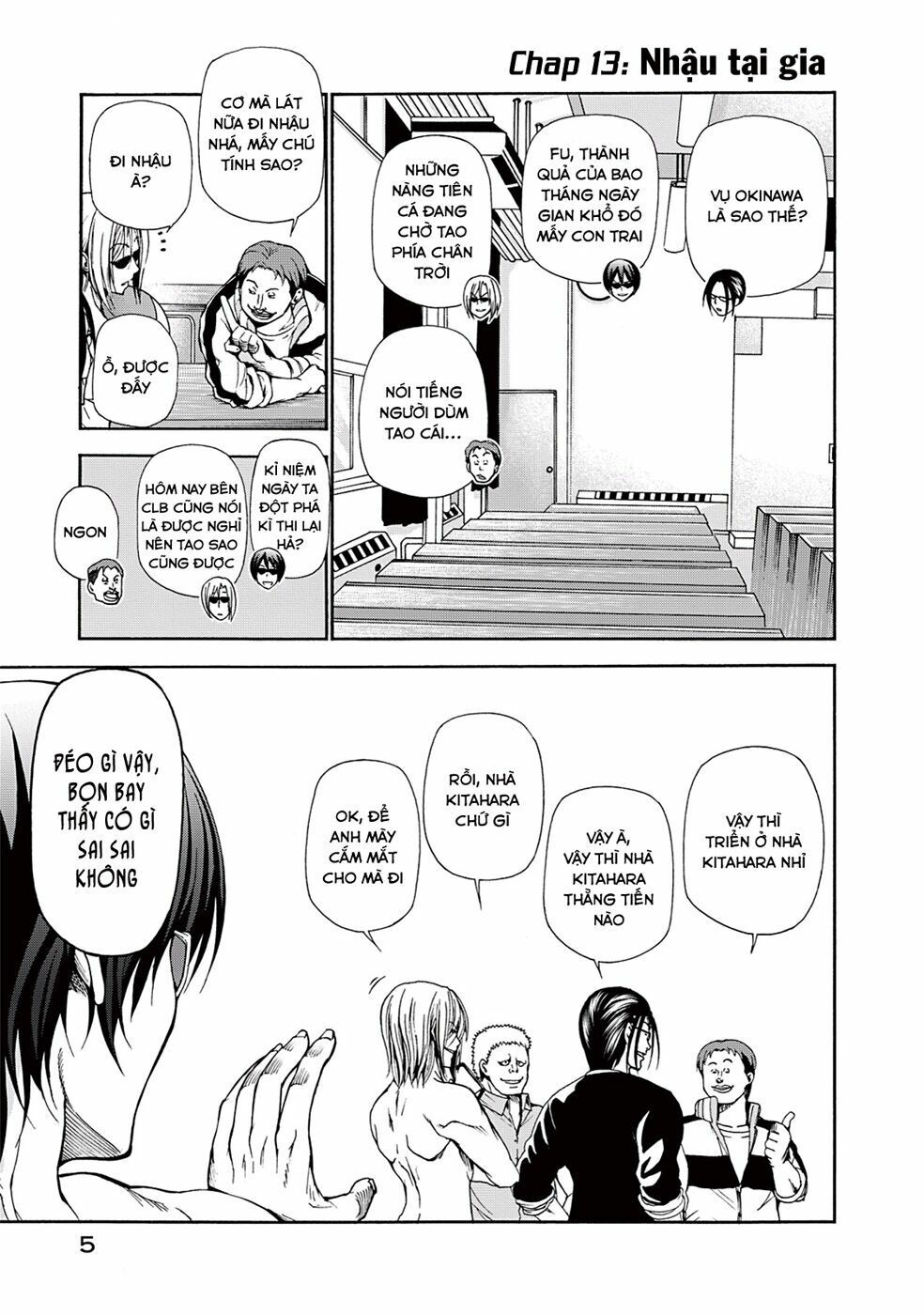 cô gái thích lặn - grand blue chapter 13 4