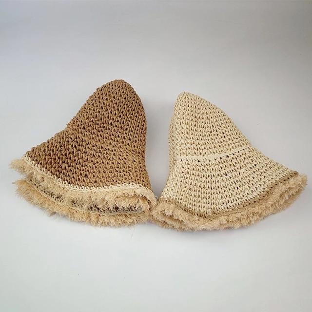 Mũ cói mềm phong cách Hàn Quốc - Khăn turban
