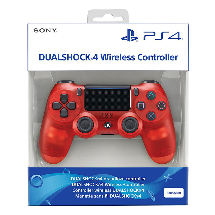 Tay Cầm PlayStation PS4 Sony Dualshock 4 (Màu Đỏ Trong) - Hàng Chính Hãng