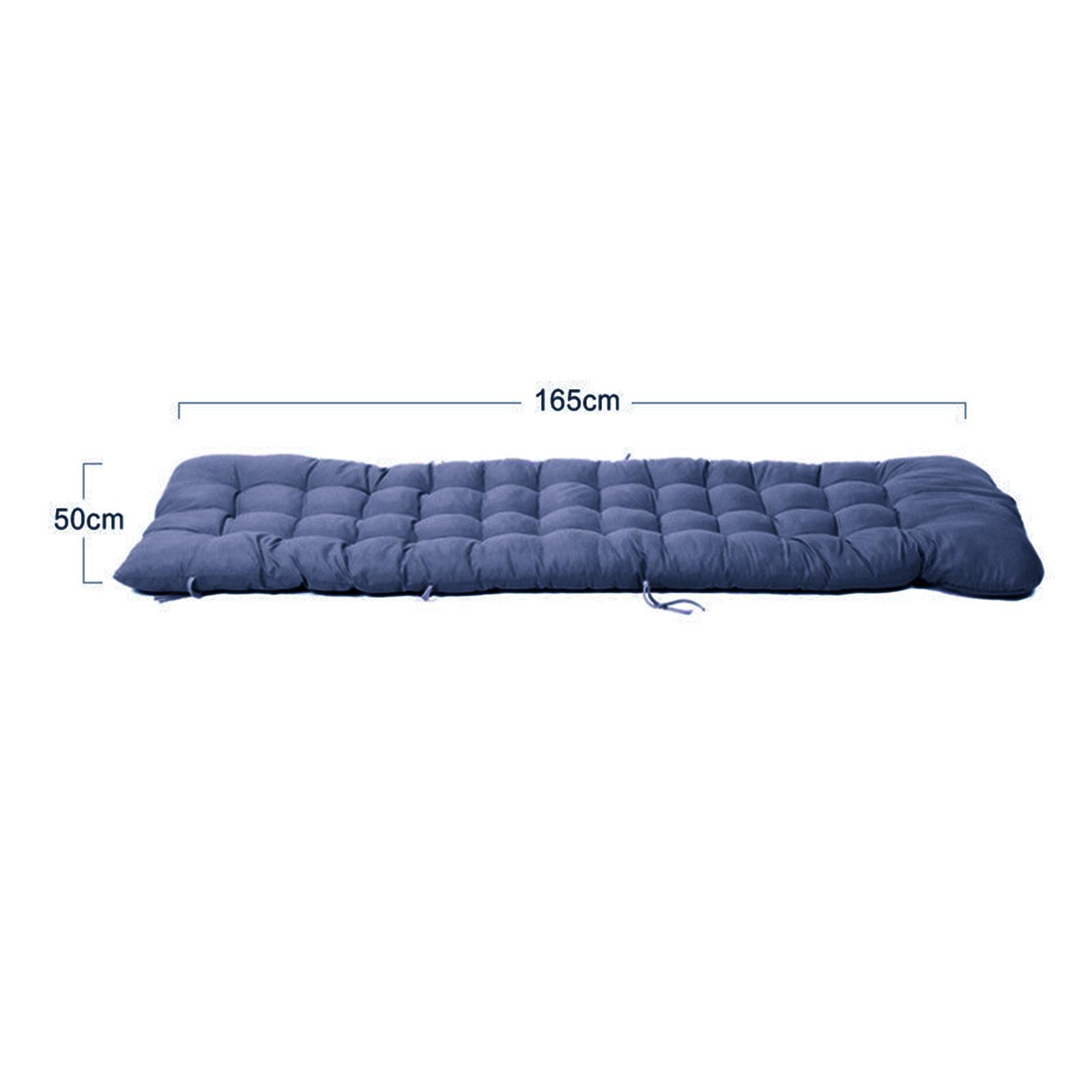 Cotton recliner Chair Cushion Garden Lounger Mat for Outdoor Furniture