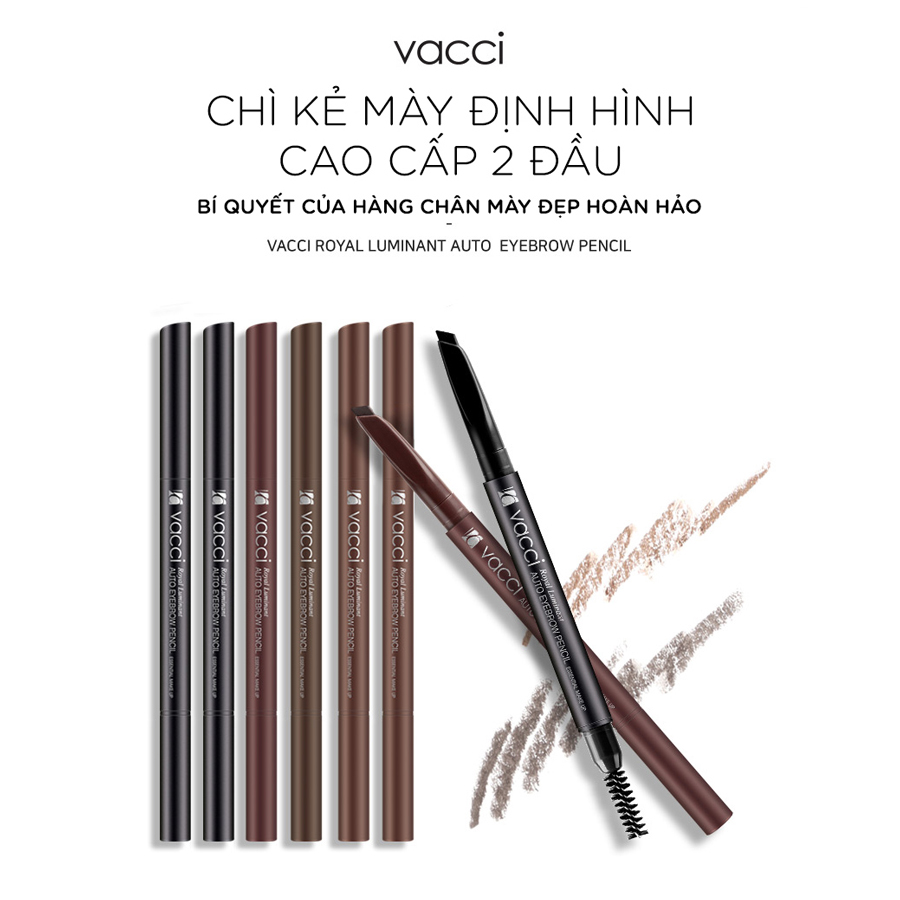 Chì Mày Định Hình Cao Cấp Không Lem VACCI (140mm) - 01 Đen