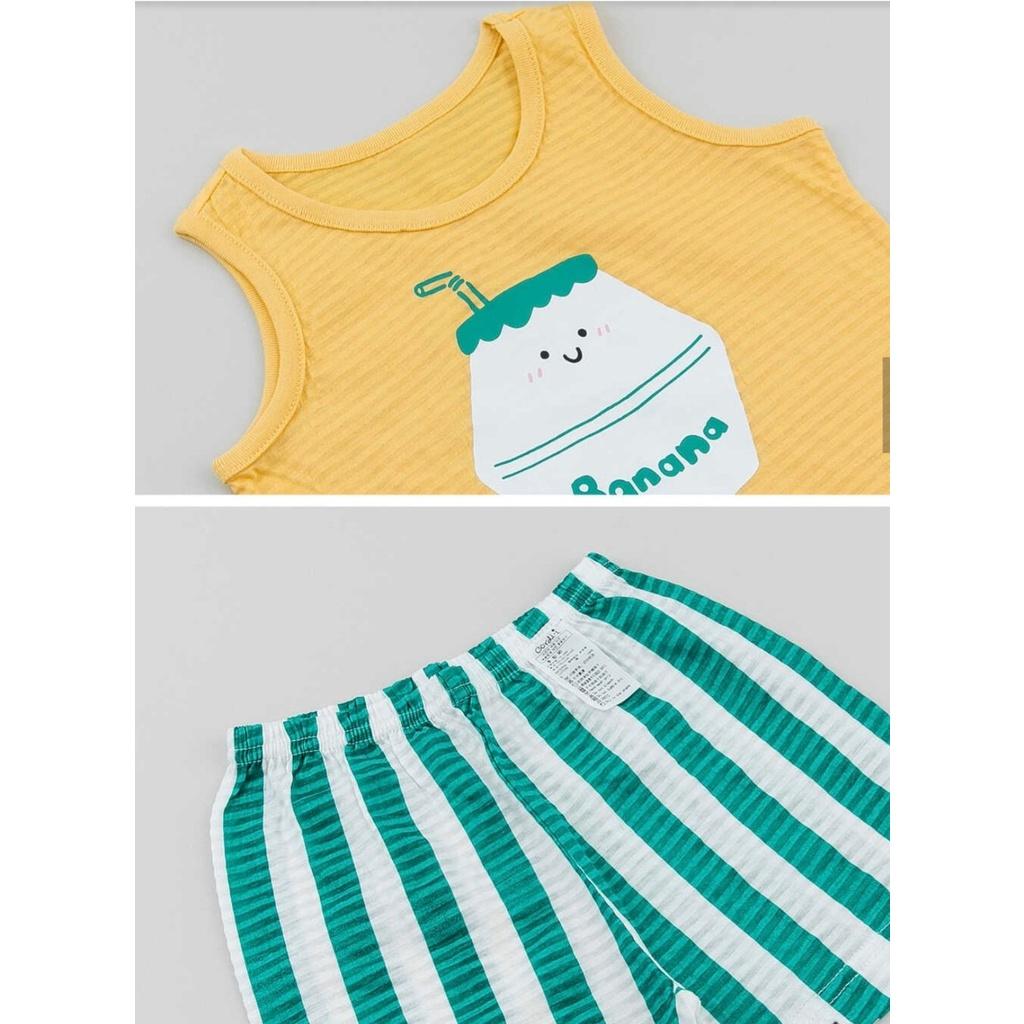 BỘ BA LỖ CAO CẤP BÉ TRAI NỘI ĐỊA HÀN, CHẤT COTTON GIẤY ORGANIC, MẪU YAKULK