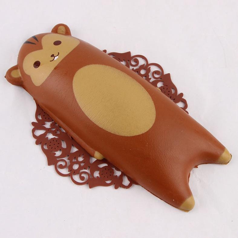Squishy Lớn JUMBO Hình thú mệt nằm bẹp dí gấu nâu Đồ Chơi Xốp Giảm Stress Hình mềm mịn dễ Thương đàn hồi Cho Bé