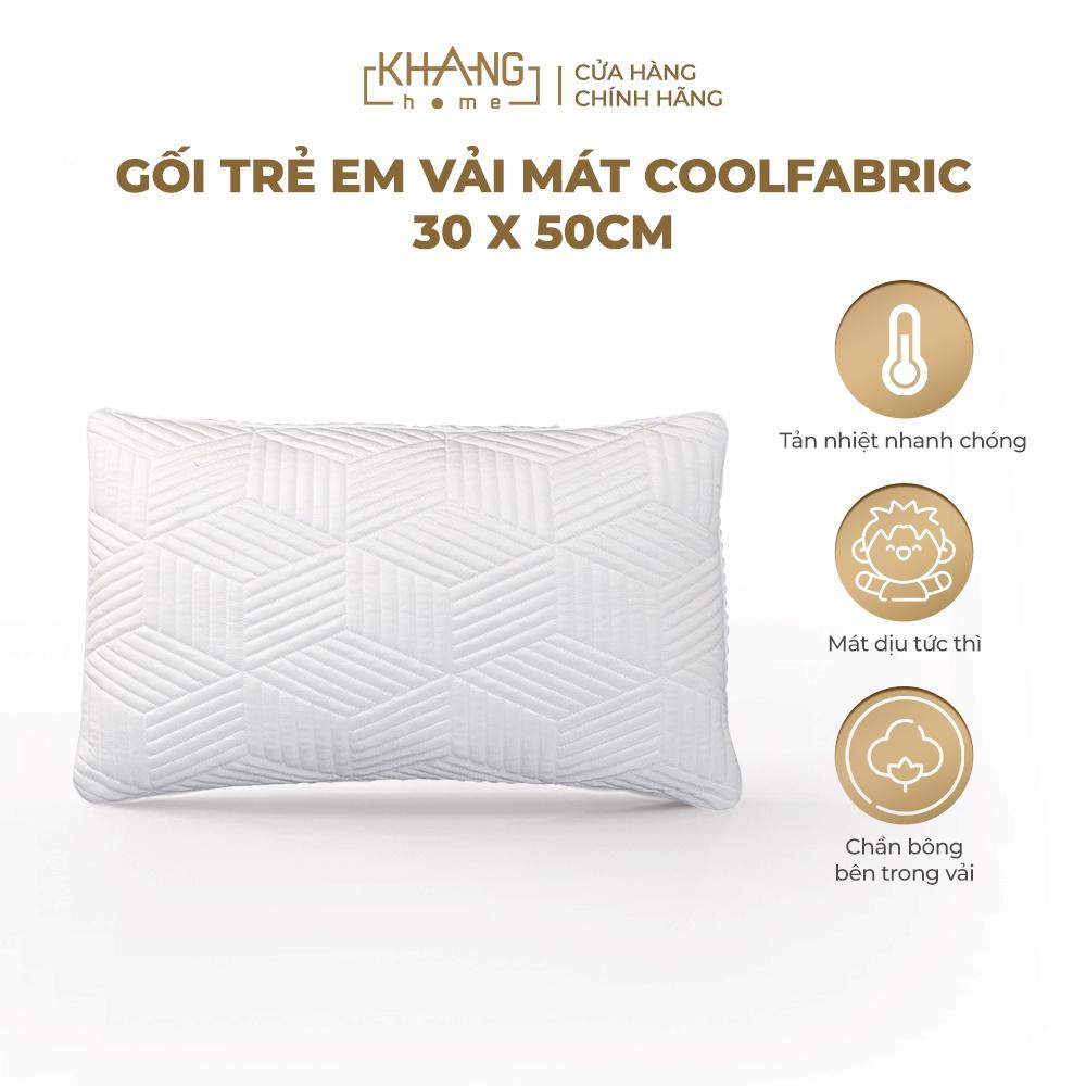 Gối Trẻ Em CoolFabric Khang Home-Công Nghệ Vải Mát Tản Nhiệt Nhanh, Mát Dịu Tức Thì