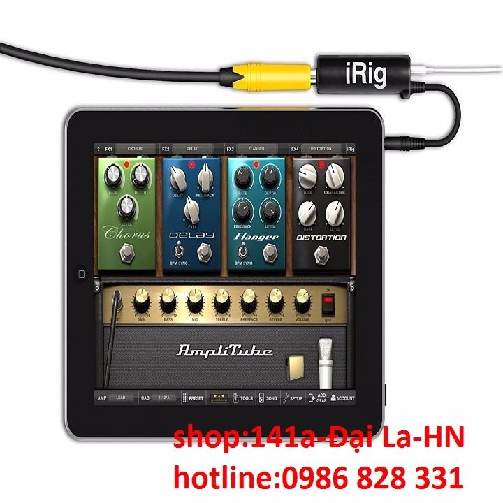 Cáp kết nối đàn guitar với điện thoại iRig AmpliTube