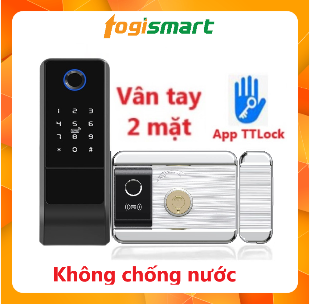 Khóa 2 mặt vân tay cao cấp Togismart Togi/KC - Hàng Nhập Khẩu